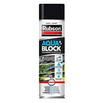 Revêtement d'étanchéité Aquablock spray 300 mL noir - RUBSON